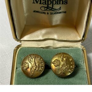 Royal Canadian Armed Forces screw back earrings. Vintage